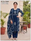 Ff Dhabu Cotton Printed Kurti With Bottom Dupatta